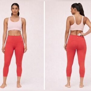 Lululemon All The Right Places High Rise Yoga Legging Coral Orange NWOT - Size 4